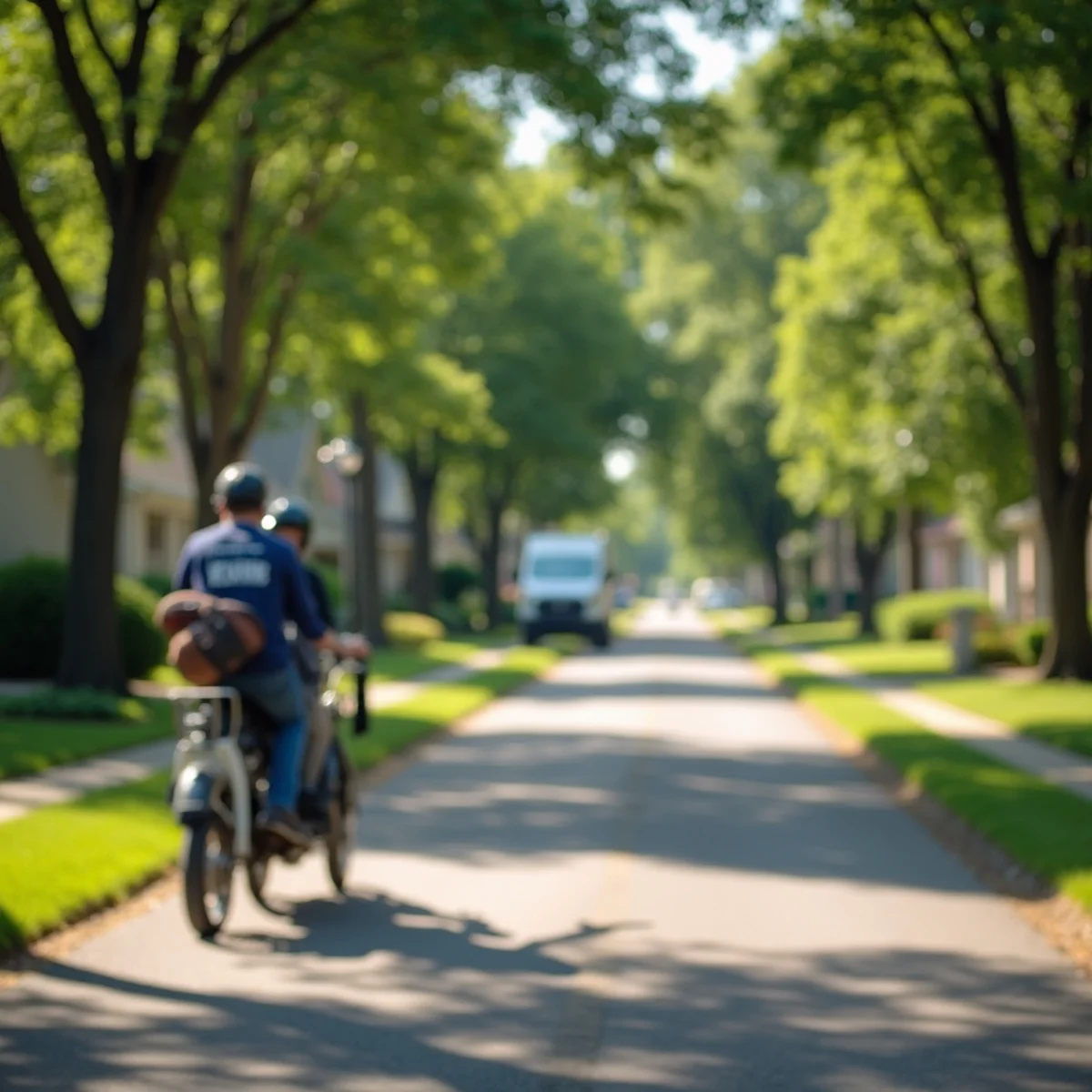 Residential neighborhood and homes in Andover, Minnesota served by First Priority Movers