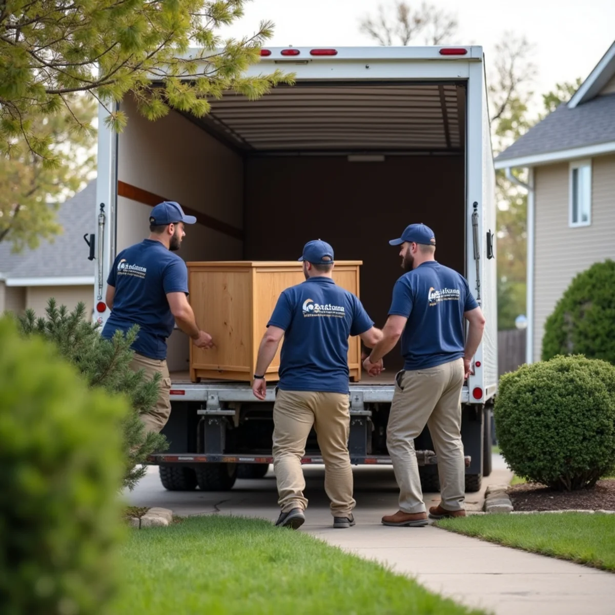 First Priority Movers moving truck and crew serving Apple Valley, MN