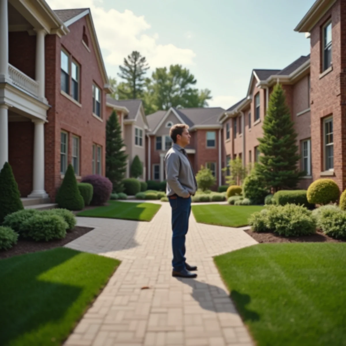 Residential neighborhood and homes in Edina, Minnesota served by First Priority Movers
