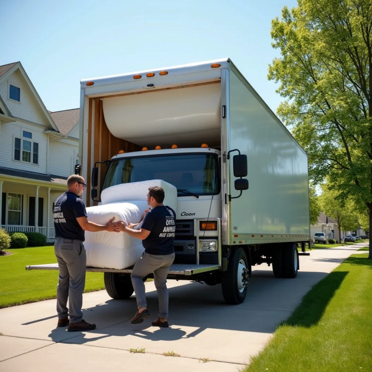 First Priority Movers moving truck and crew serving Hopkins, MN