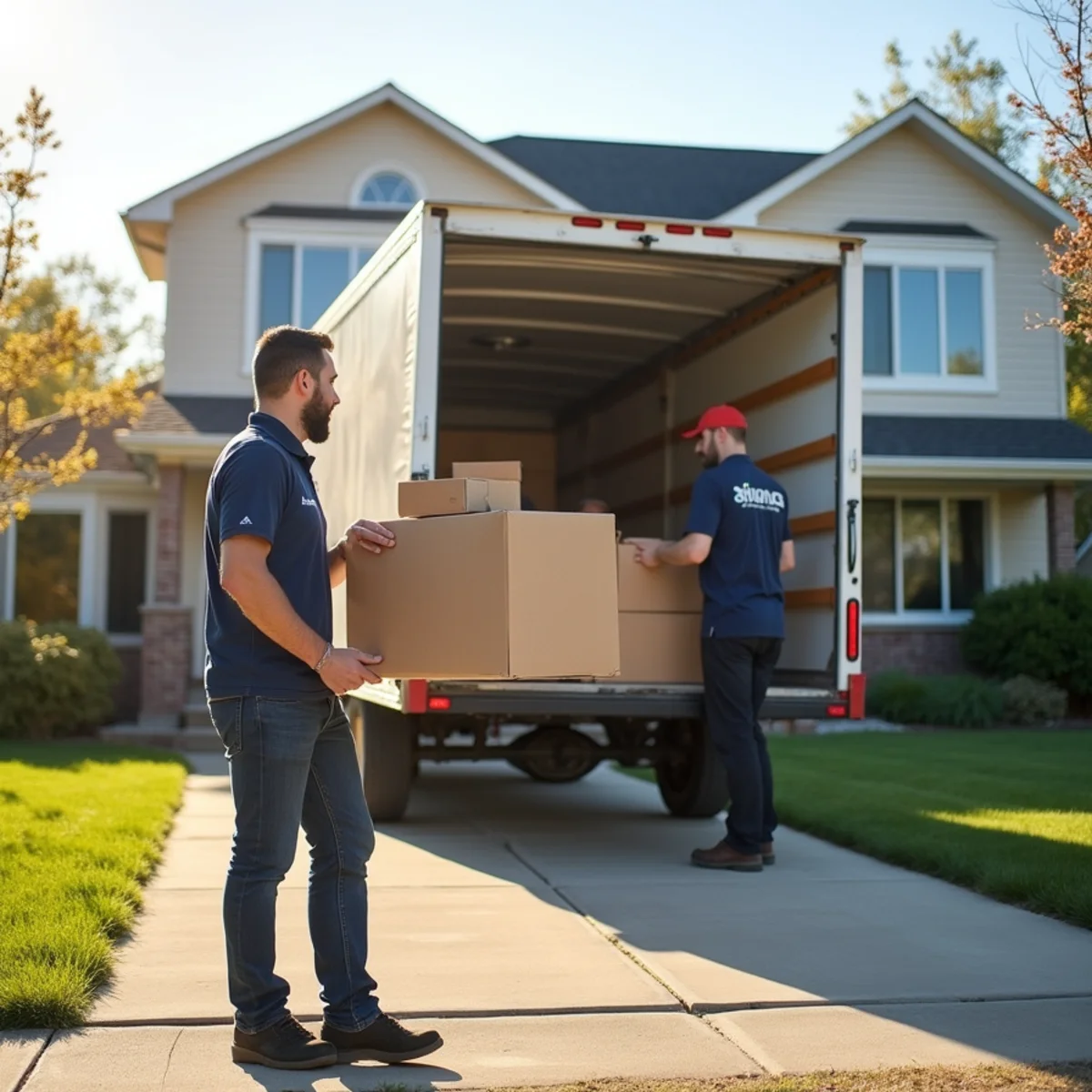 First Priority Movers moving truck and crew serving Lakeville, MN
