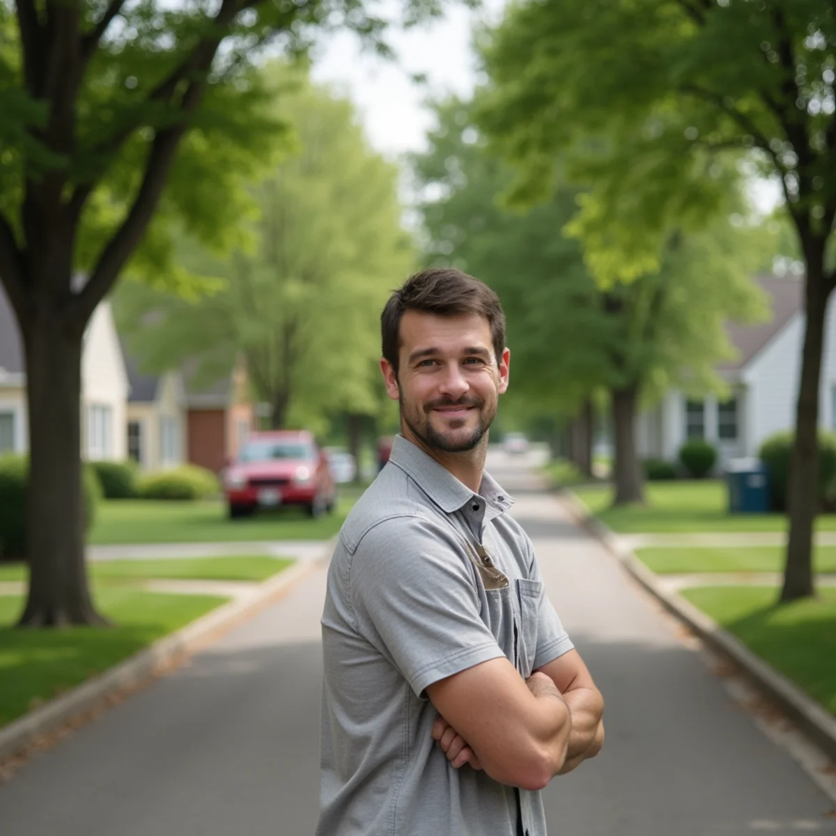 Residential neighborhood and homes in New Hope, Minnesota served by First Priority Movers