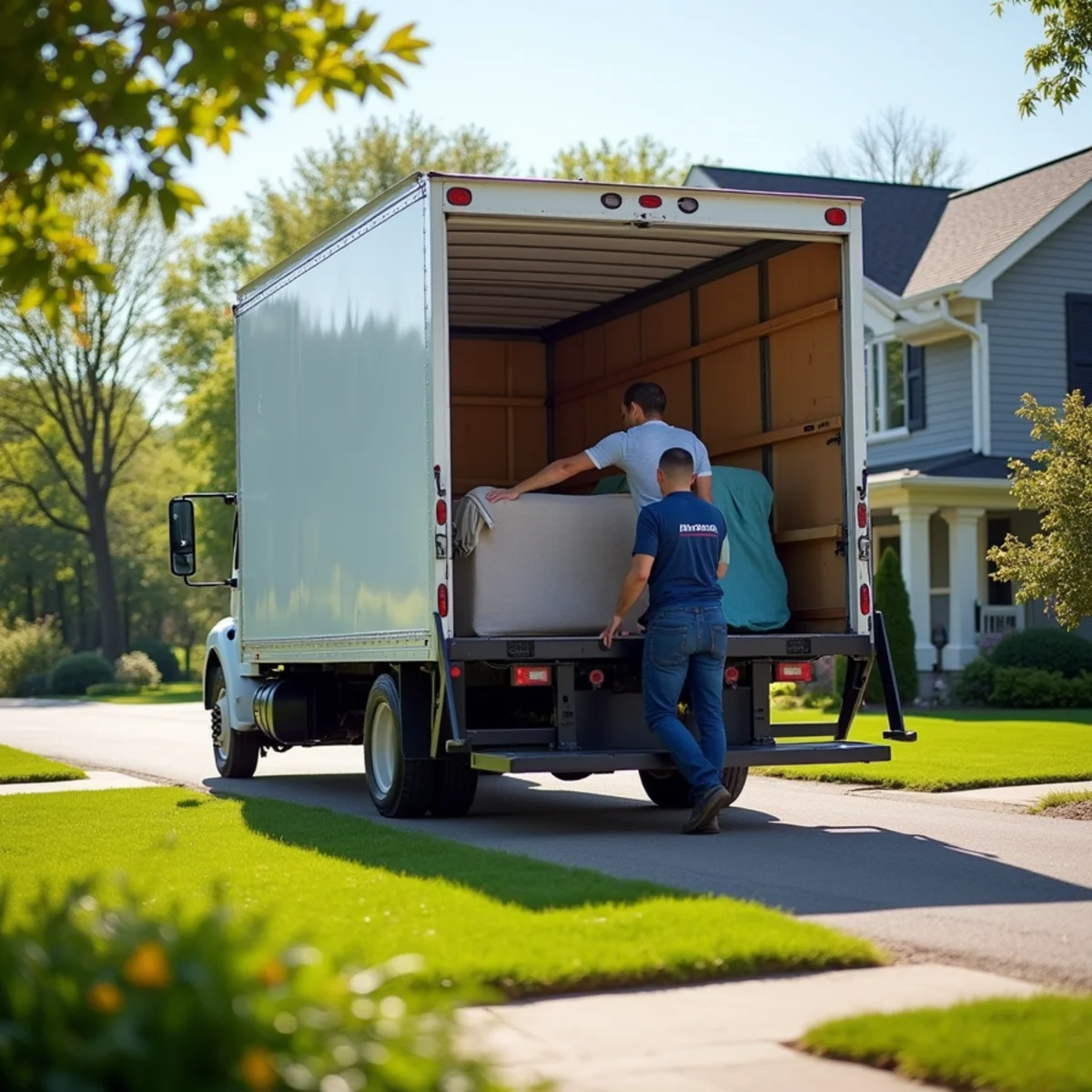 First Priority Movers moving truck and crew serving New Hope, MN