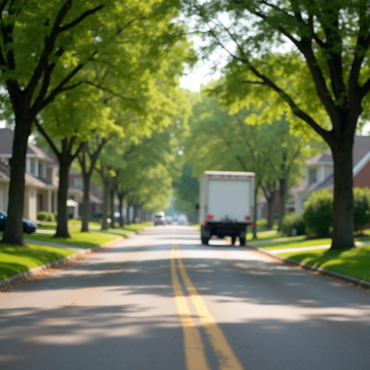 Residential neighborhood and homes in Shoreview, Minnesota served by First Priority Movers